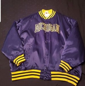 Michigan Wolverines jacket Mitchell and ness